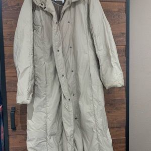 Puffer jacket Salvatore Ferragamo khaki